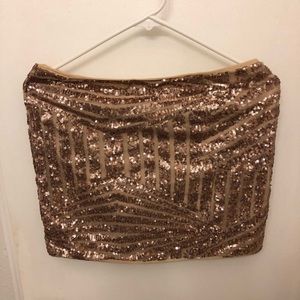 Forever 21 sequin mini skirt